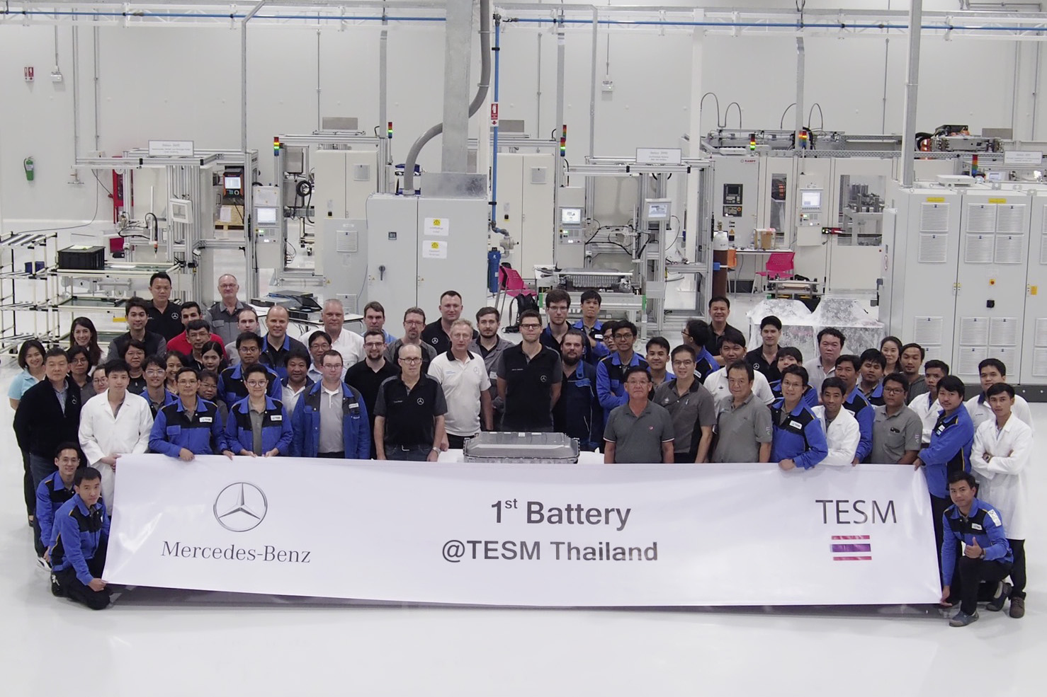 Mercedes-Benz Cars starts production of plug-in hybrid-batteries in Thailand