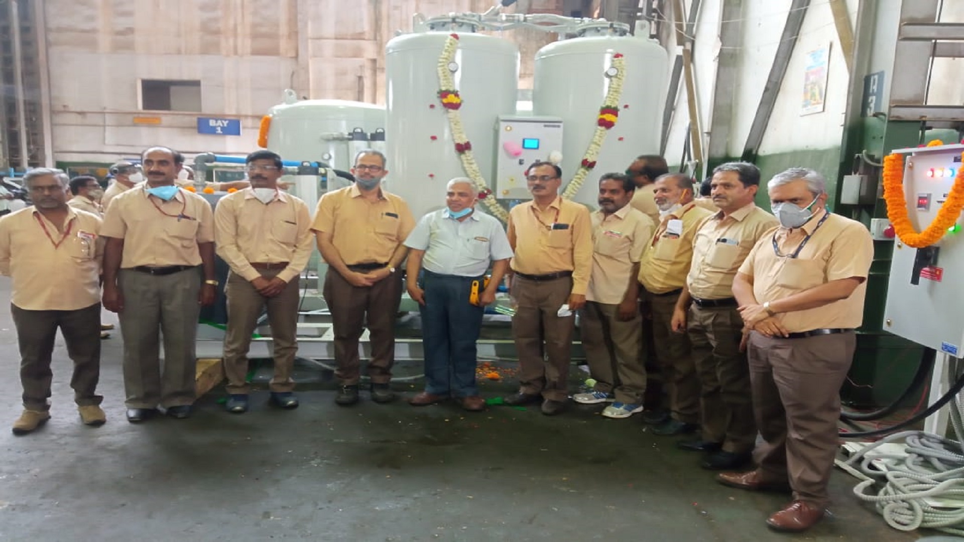 BEML manufacturing 960 LPM Medical Oxygen Plants at its KGF complex