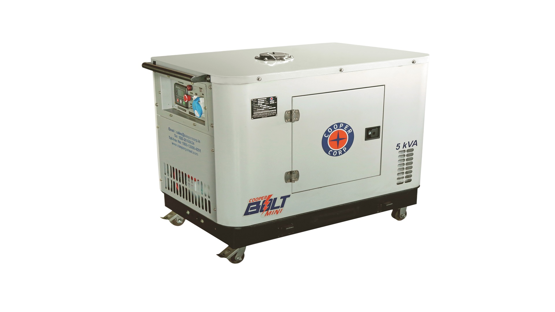 Cooper Corporation launches 5 KVA compact genset Cooper Bolt Mini