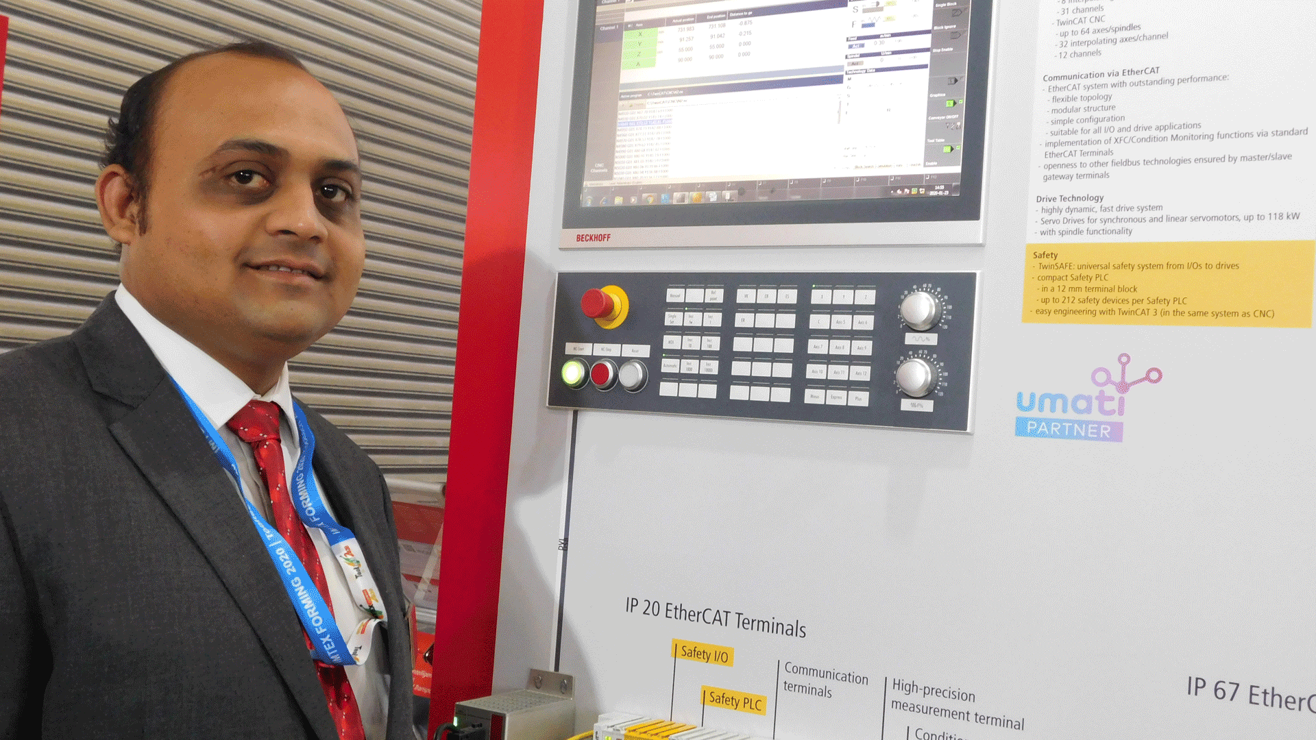 Beckhoff Automation showcases IoT enabled Scalable CNC solutions with TwinCAT software at IMTEX Forming 2020