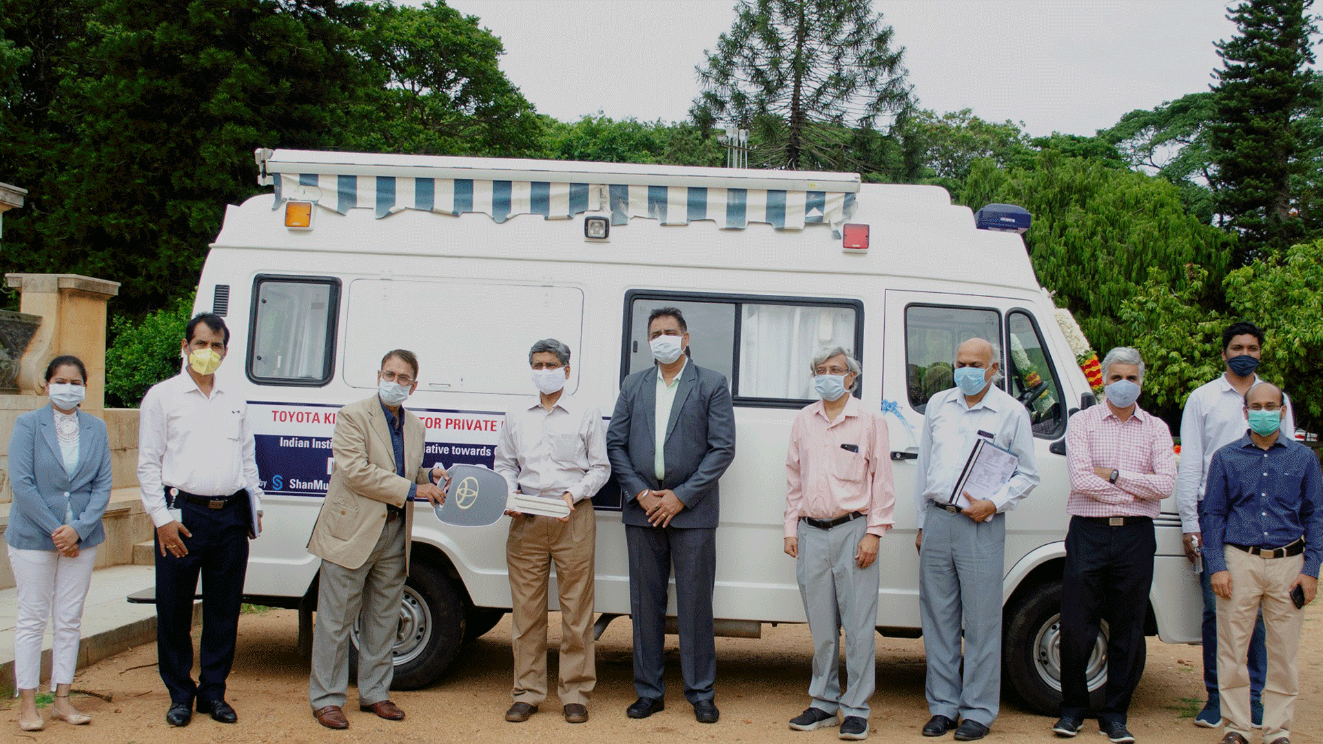 Toyota Kirloskar Motor provides Mobile Medical Unit to IISc to scale up COVID-19 testing in Karnataka