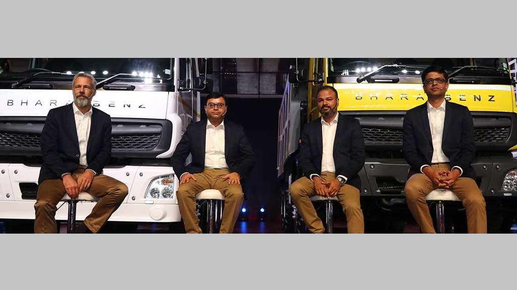 DICV displays new range of BharatBenz vehicles