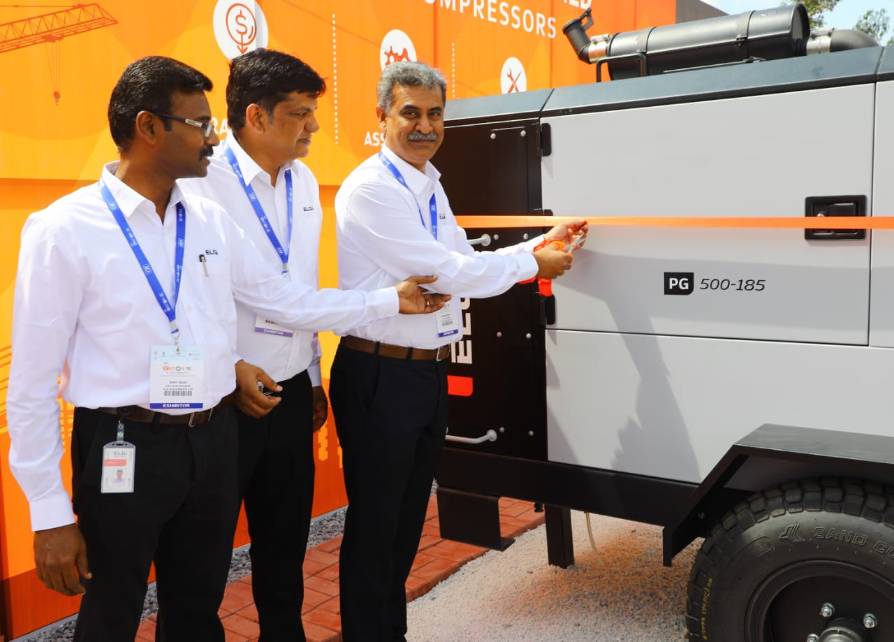 Elgi Equipments launches portable air compressors at EXCON 2019