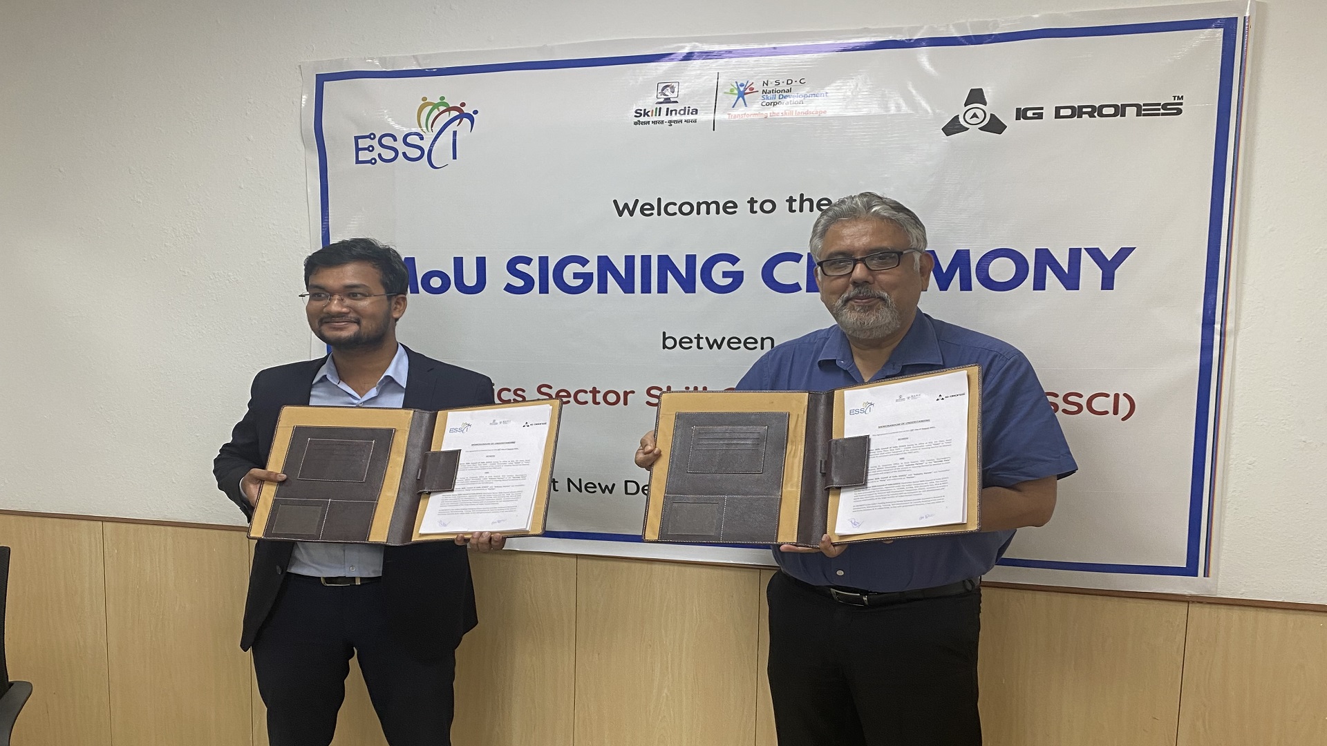 ESSCI signs MoU with IG Drones to train drone pilots in India