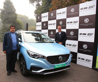 MG Motor India rolls out ZS EV