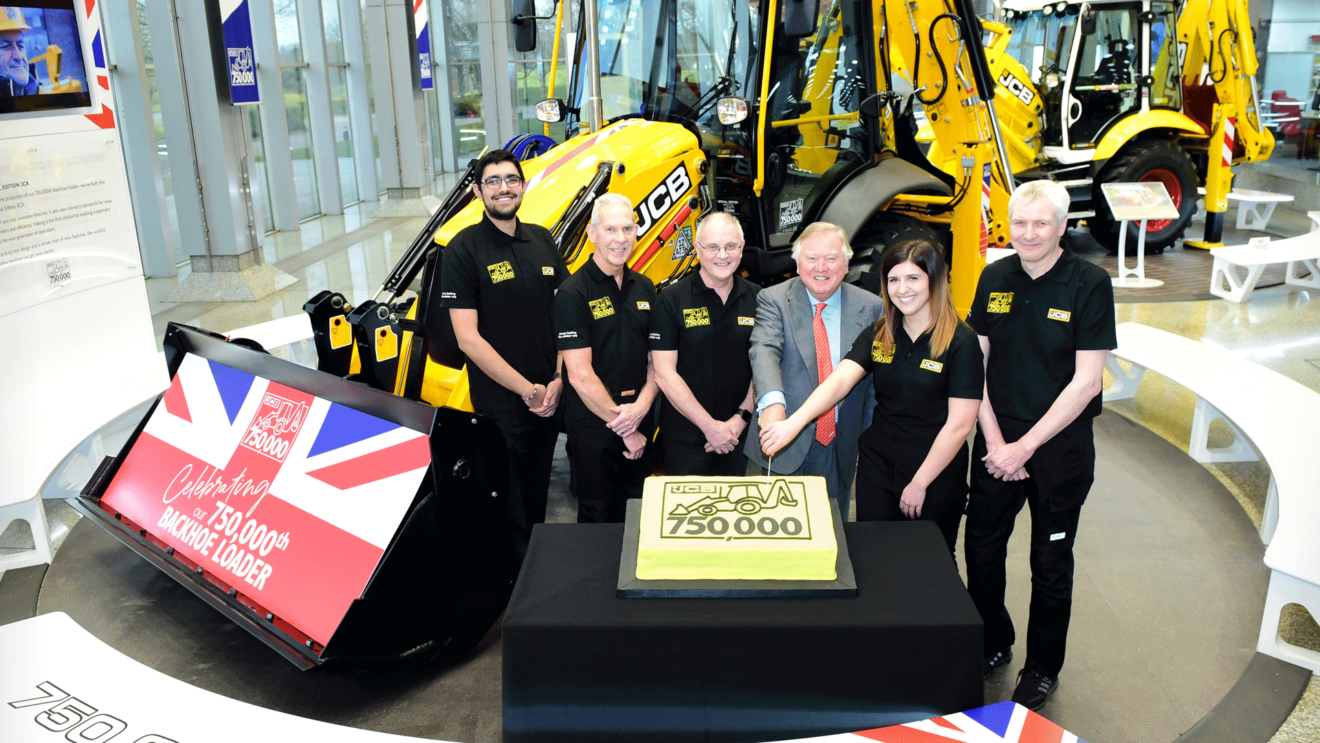 JCB rolls out 750,000th backhoe loader