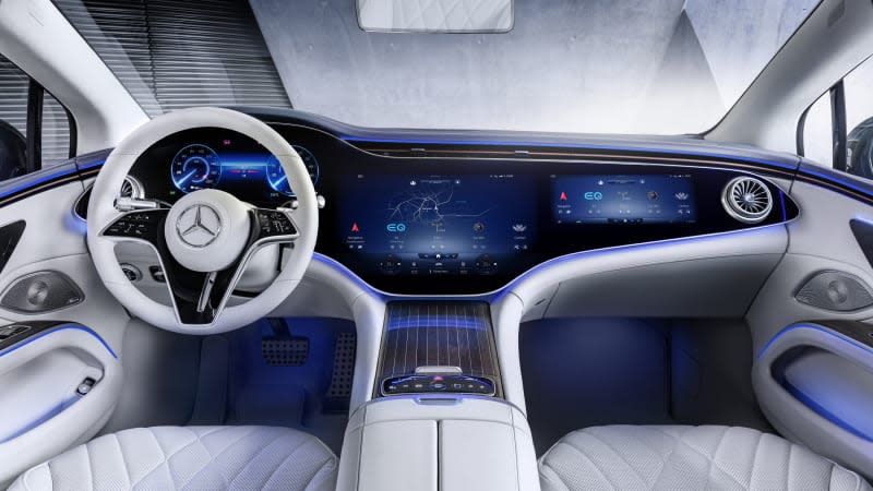 Mercedes reveals the interior of the new EQS that comes with a Power Nap feature