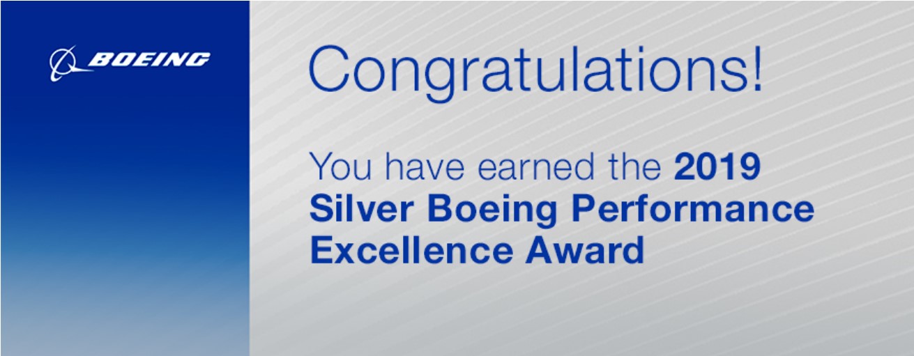 GKN Aerospace Receives Silver Boeing Performance Excellence Award