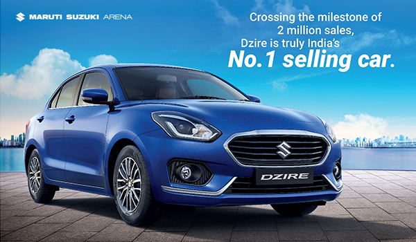 Maruti Suzuki Dzire crosses sale of 2 million units