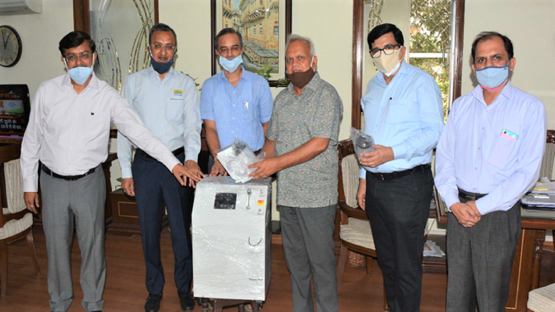 NEI donates 100 oxygen concentrators to Rajasthan Government