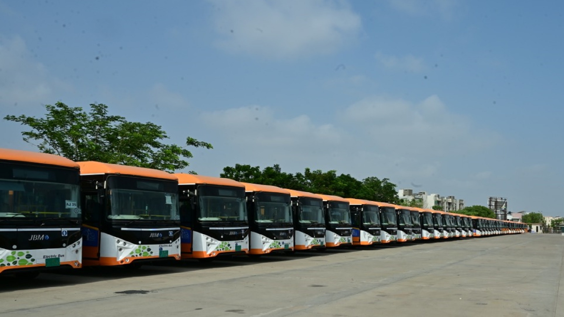 JBM Auto supplies first batch of 50 electric buses for Ahmedabad city