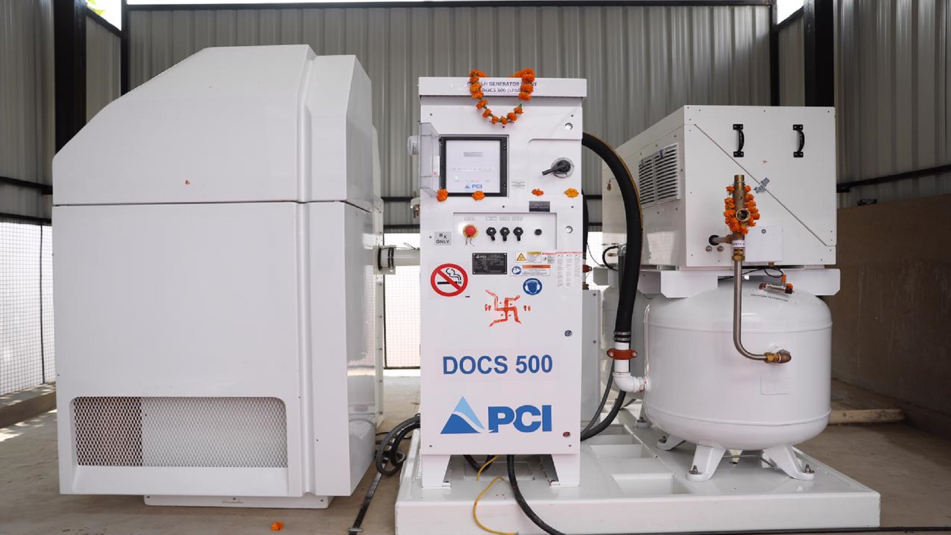 DTDC and Narayana Health successfully set up oxygen generator plant in Jaipur