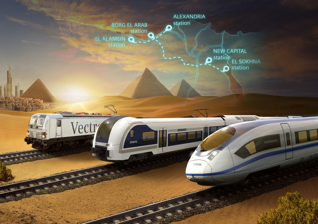 Siemens Mobility to install Egypt’s first high-speed rail system