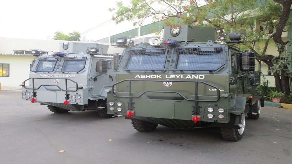 Ashok Leyland Delivers Light Bullet Proof Vehicles To Indian Air Force ...