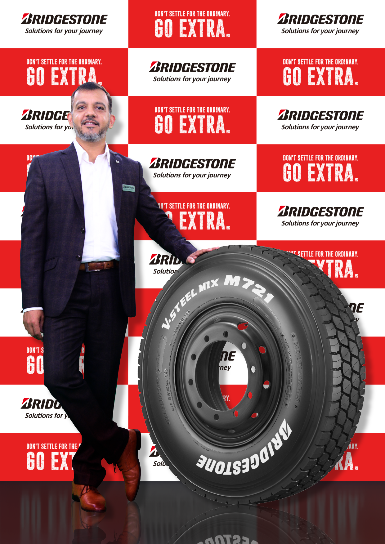 Bridgestone India launches new tyre V-STEEL Mix M721 for commercial vehicles