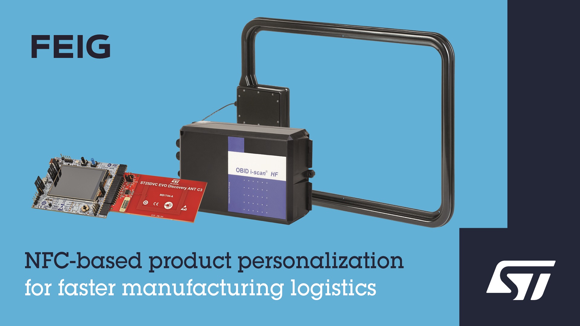 STMicroelectronics and Feig Electronic collaborate in time-saving logistic solutions