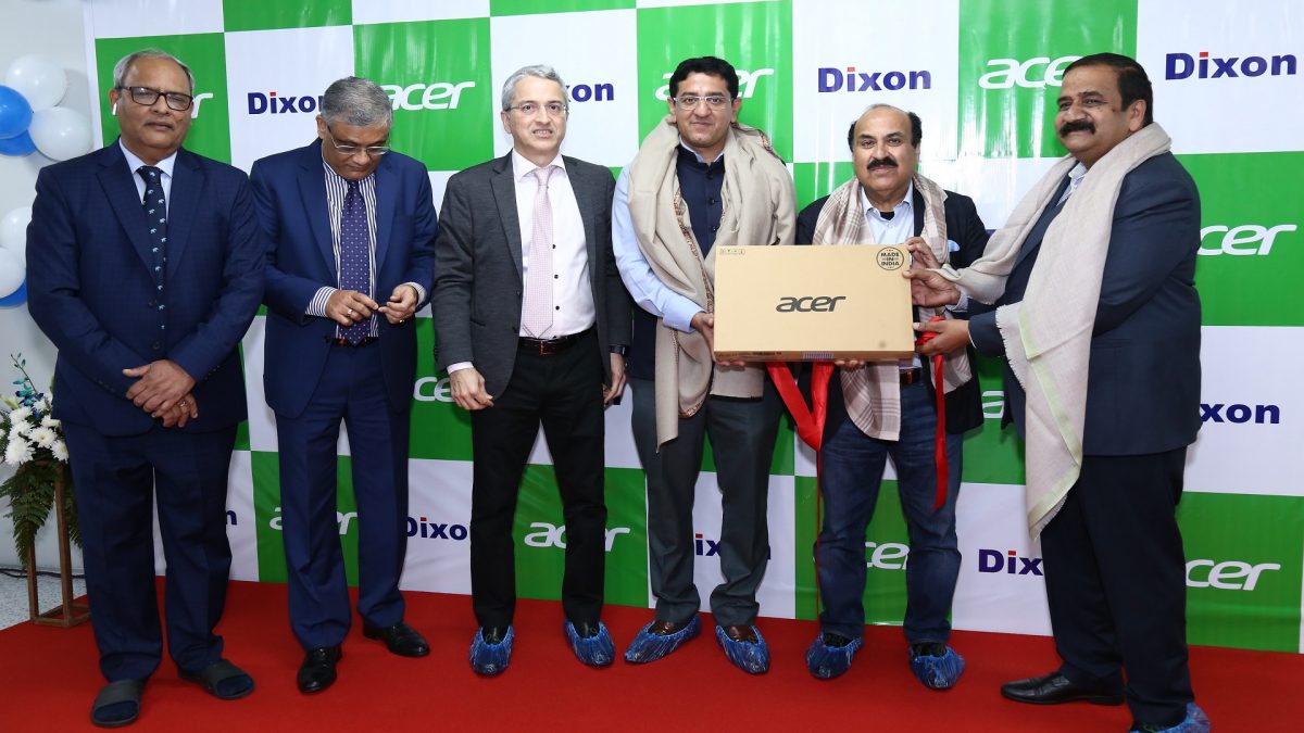 Acer India and Dixon Technologies join  hands to manufacture laptops