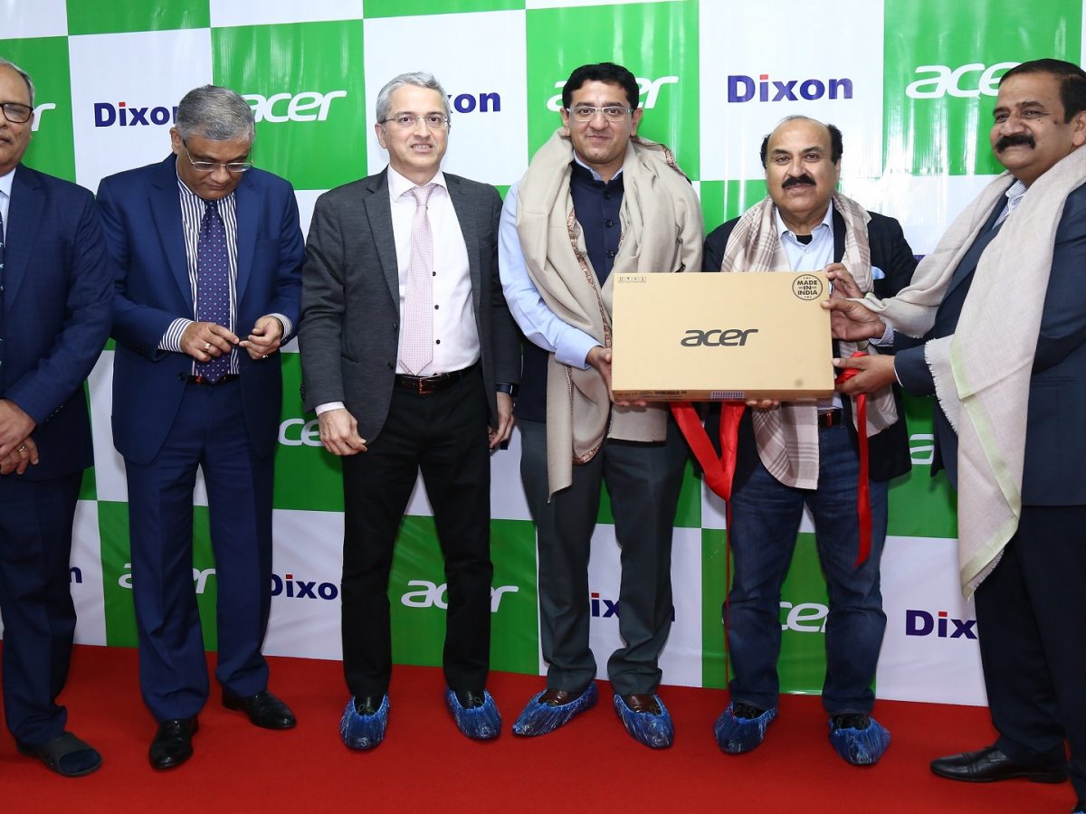 Acer India and Dixon Technologies join  hands to manufacture laptops