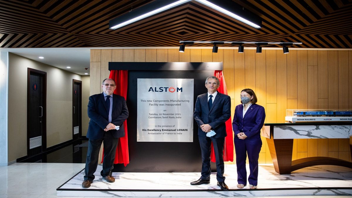 Alstom inaugurates new components manufacturing facility in Coimbatore, the largest in Asia