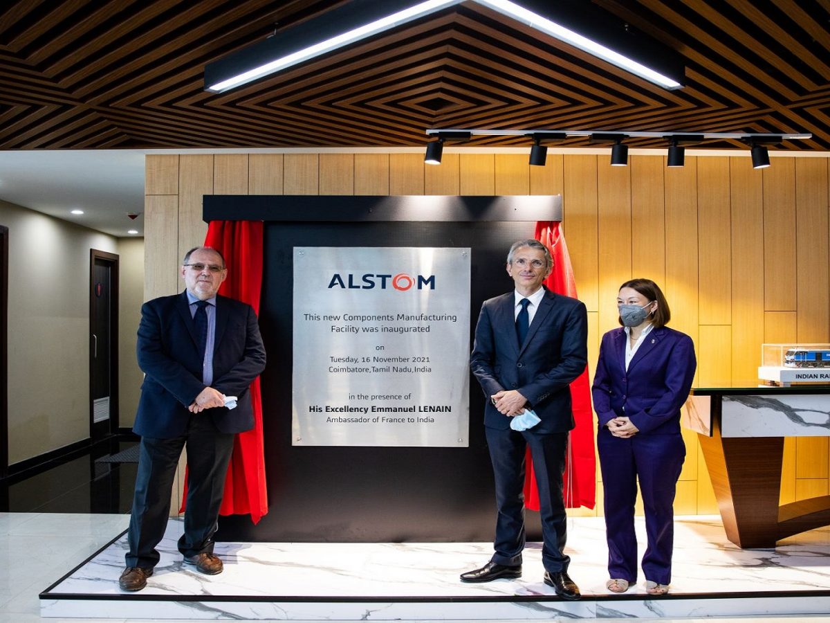 Alstom inaugurates new components manufacturing facility in Coimbatore, the largest in Asia