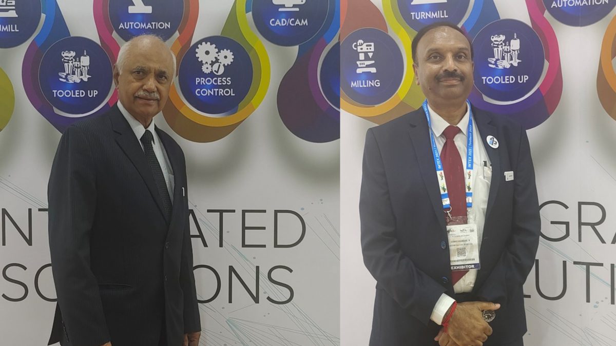 K Soundhar Rajhan, Driector- Operations, Business Head MTD, Foundry & ATC and K Gowrishankar, Senior GM Marketing, Lakshmi Machine Works Limited