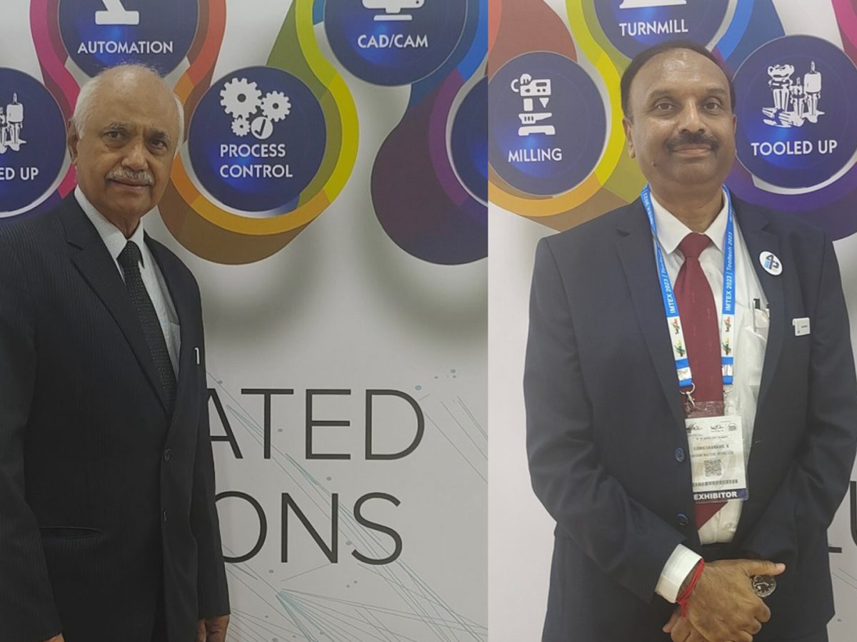 K Soundhar Rajhan, Driector- Operations, Business Head MTD, Foundry & ATC and K Gowrishankar, Senior GM Marketing, Lakshmi Machine Works Limited