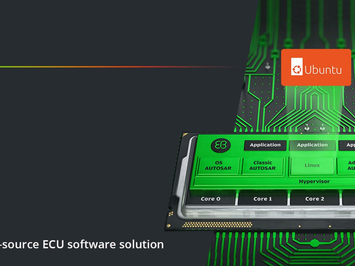 EB corbos Linux – built on Ubuntu is an open-source ECU software solution that complies with automotive industry standards to facilitate rapid innovation and simplify vehicle developme