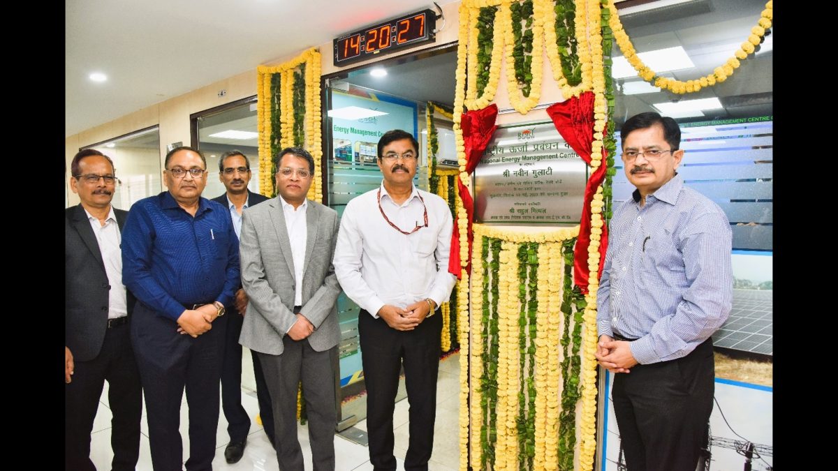 The National Energy Management Centre being inaugurated by Naveen Gulati, Member Traction & Rolling Stock, Railway Board, (right) at REMC Ltd office in New Delhi