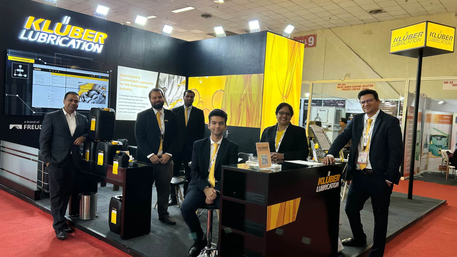 Klüber Lubrication redefines compressor excellence at India ComVAC 2023