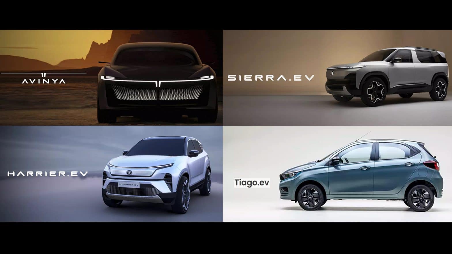 Tata Motors unveils electric future with four exciting new EVs ...